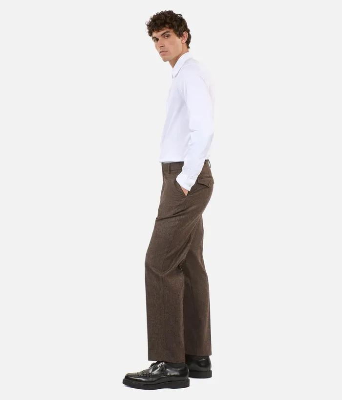 Men Blazers and Suits THE KOOPLES Brown Woolblend Suit Trousers Men Blazers and Suits THE KOOPLES Brown Woolblend Suit Trousers