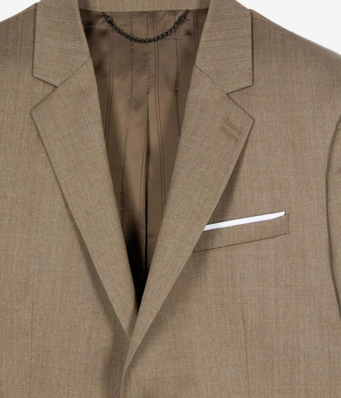 Men Blazers and Suits THE KOOPLES Light Brown Wool Suit Jacket Men Blazers and Suits THE KOOPLES Light Brown Wool Suit Jacket