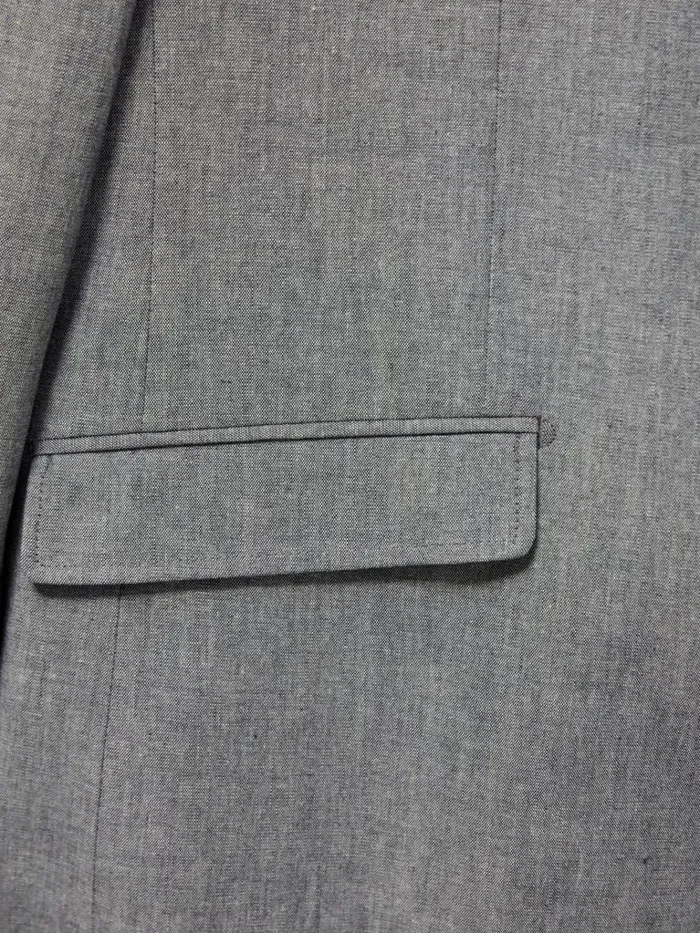 Men BLAZERS White Stuff Heath Chambray Blazer Chambray Blue