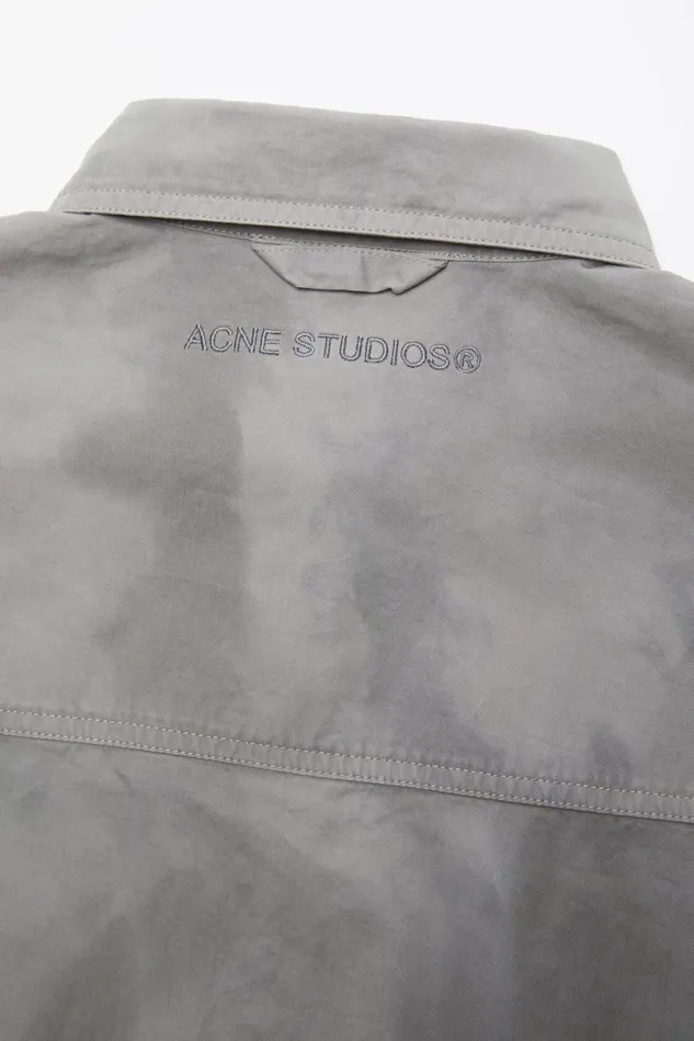 Men Buttonup Shirt Mid Grey Acne Studios Shirts