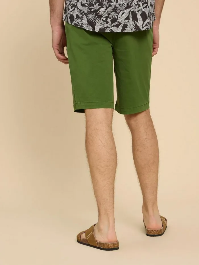 Men CHINOS White Stuff Sutton Organic Chino Short Bright Green Men CHINOS White Stuff Sutton Organic Chino Short Bright Green
