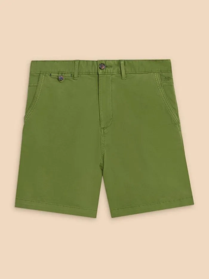 Men CHINOS White Stuff Sutton Organic Chino Short Bright Green Men CHINOS White Stuff Sutton Organic Chino Short Bright Green