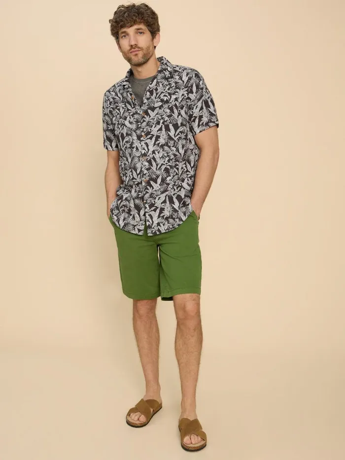 Men CHINOS White Stuff Sutton Organic Chino Short Bright Green Men CHINOS White Stuff Sutton Organic Chino Short Bright Green