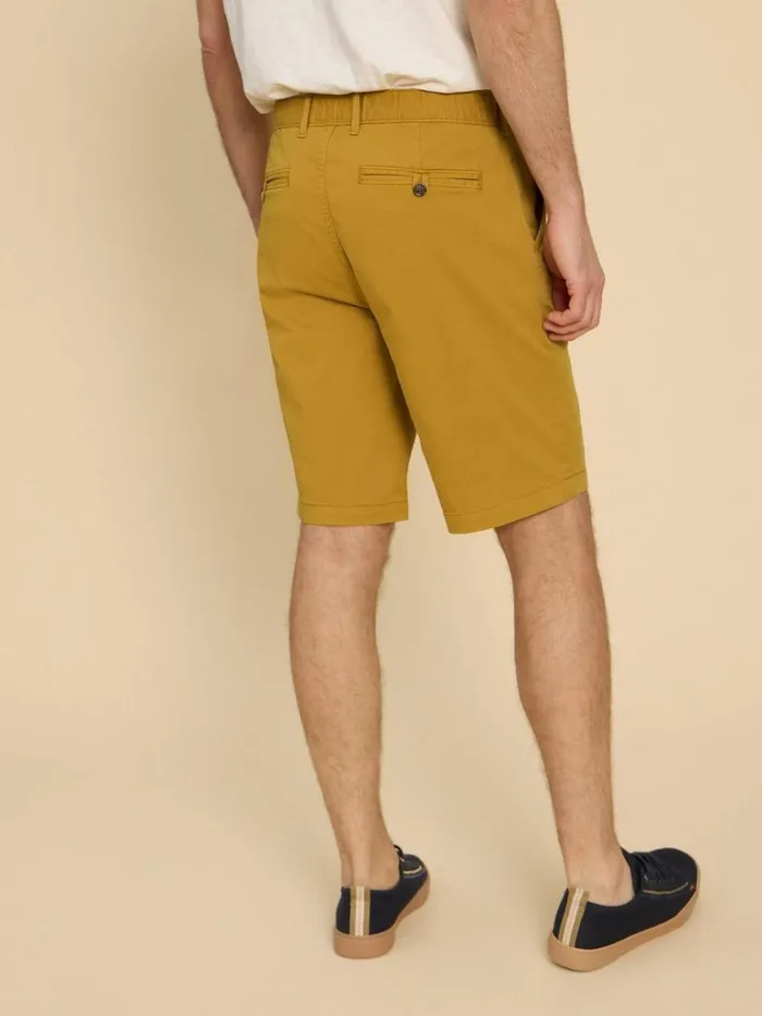 Men CHINOS White Stuff Sutton Organic Chino Short Deep Yellow Men CHINOS White Stuff Sutton Organic Chino Short Deep Yellow
