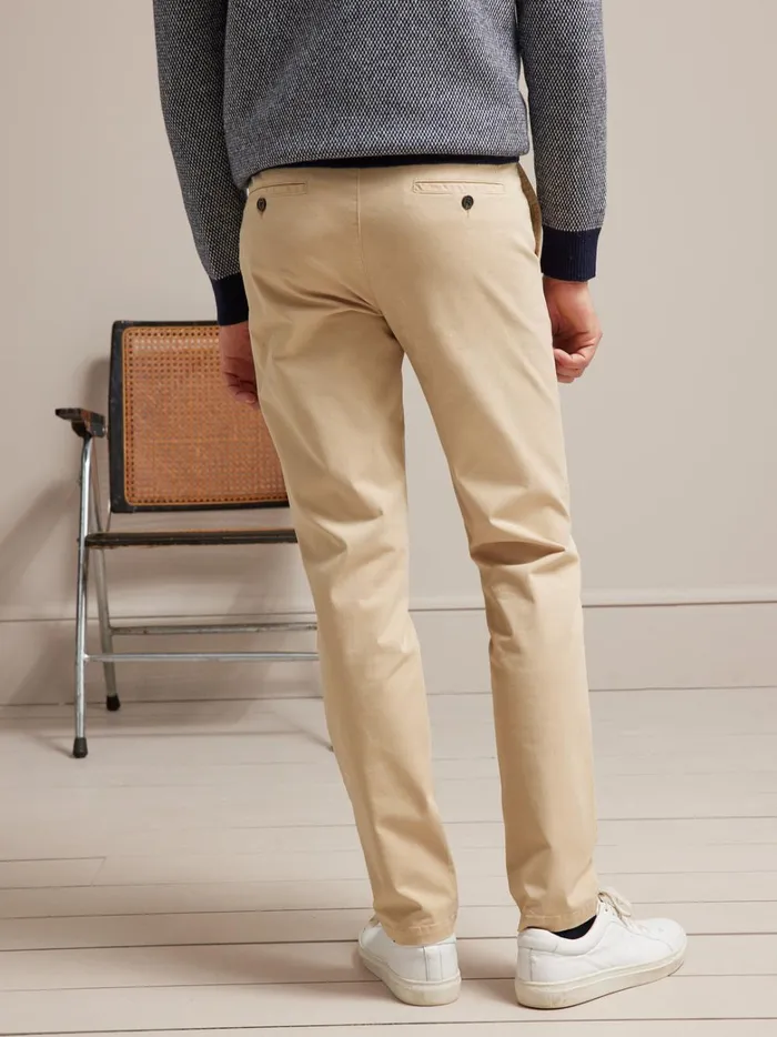 Men Clothing Cyrillus Chino Trousers Beige