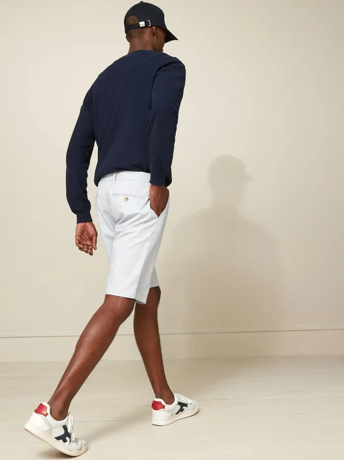 Men Clothing Cyrillus FilAFil Bermuda Shorts Bleu