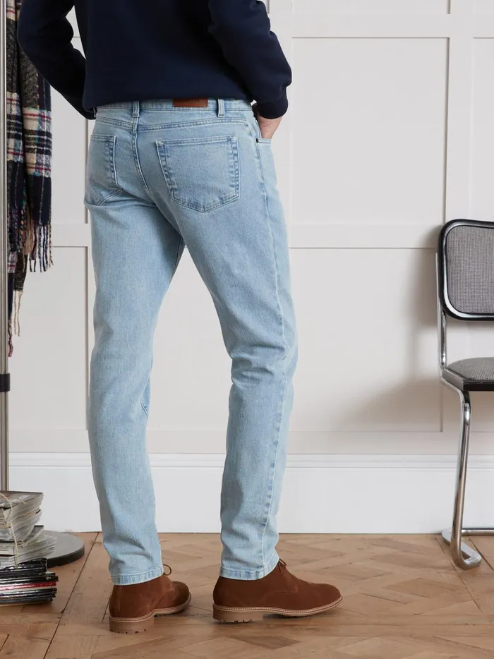 Men Clothing Cyrillus Regular Organic Cotton Jeans With An EcoFriendly Wash Bleach