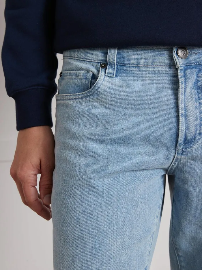 Men Clothing Cyrillus Regular Organic Cotton Jeans With An EcoFriendly Wash Bleach