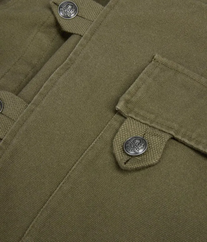 Men Coats and Jackets THE KOOPLES Khaki Officerstyle Jacket Men Coats and Jackets THE KOOPLES Khaki Officerstyle Jacket