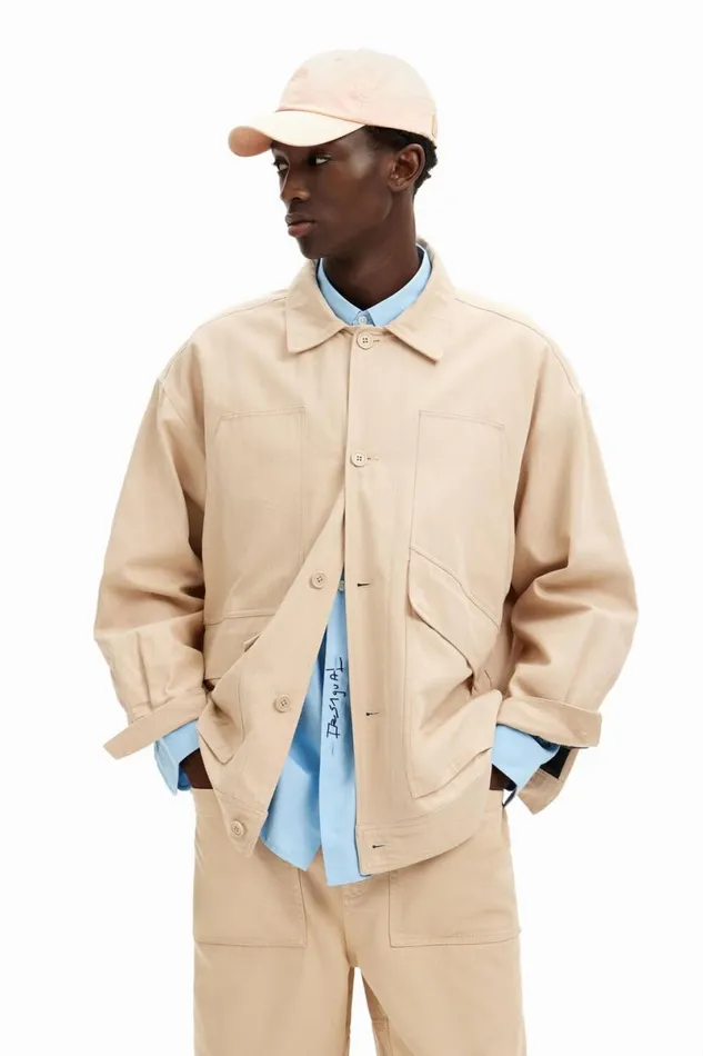 Men Coats And Jackets Desigual Illustrated Jacket