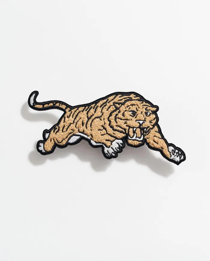 Men Collegiate Tiger Patch Blackbrown Billy Reid Accessories