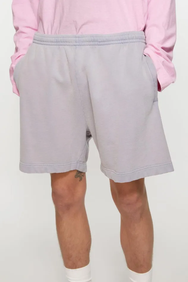 Men Cotton Shorts Dusty Purple Acne Studios Shorts