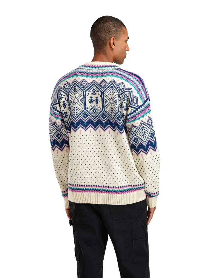 Men Dale Of Norway Halfzip 2025 Trondheim Wool Sweater