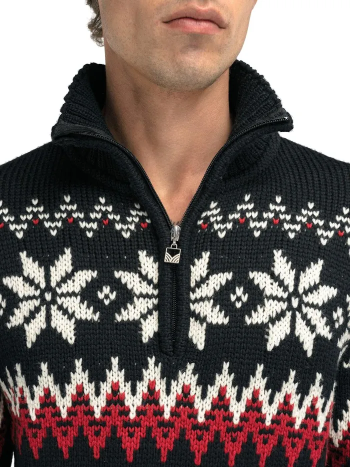 Men Dale Of Norway Halfzip Myking Sweater 8211 Merino Wool