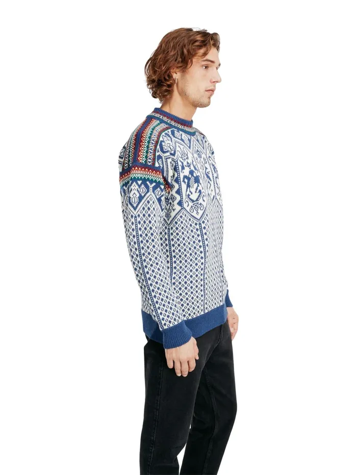 Men Dale Of Norway Round Neck 1994 Lillehammer Wool Sweater Unisex