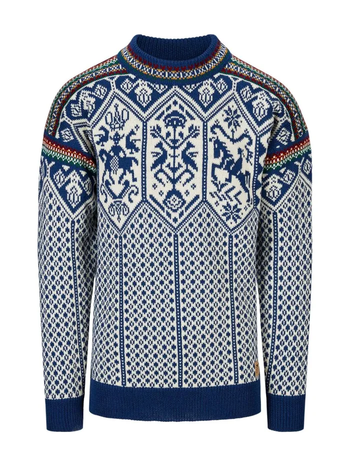 Men Dale Of Norway Round Neck 1994 Lillehammer Wool Sweater Unisex