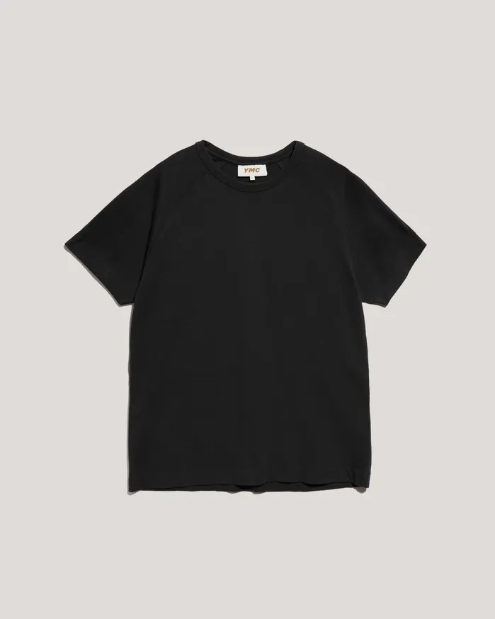 Men Earth Television TShirt Black YMC Tops and TShirts