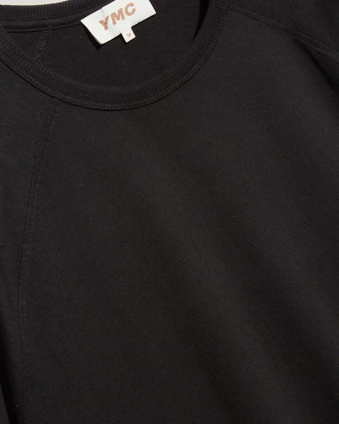 Men Earth Television TShirt Black YMC Tops and TShirts