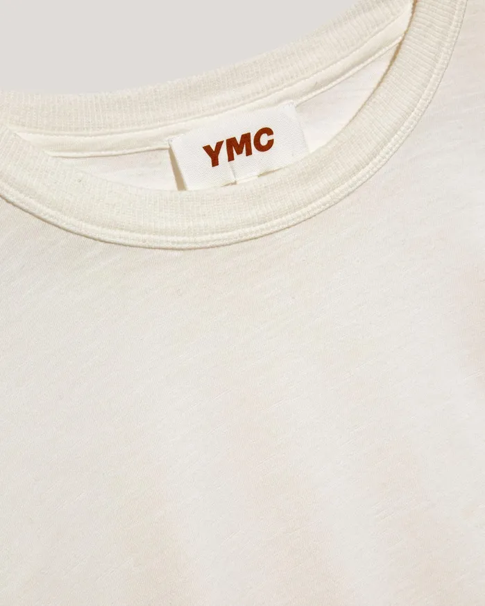 Men Earth Triple TShirt White YMC Tops and TShirts