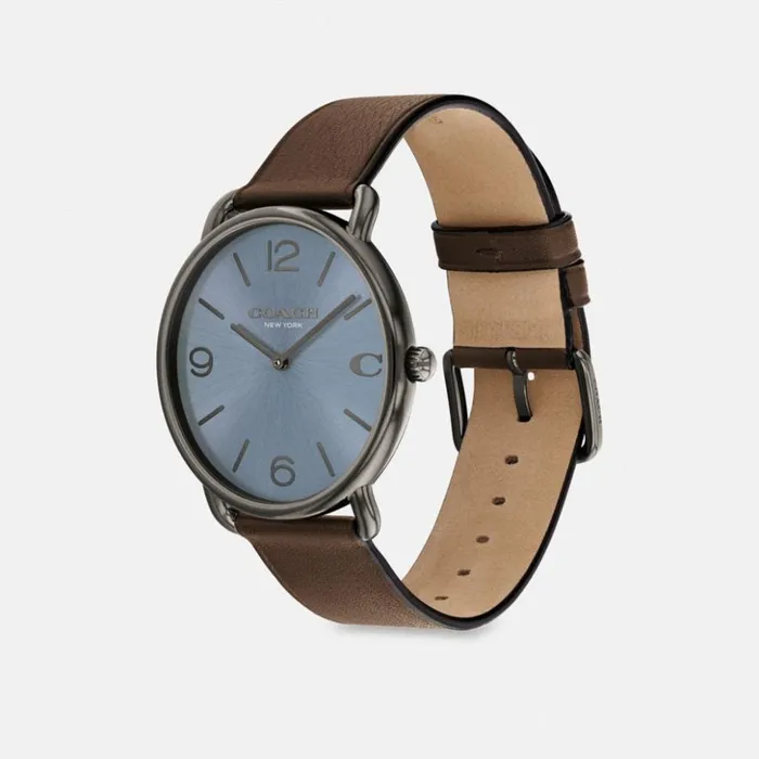 Men Elliot Watch 41 Mm Mahogany Brown Coach Watches