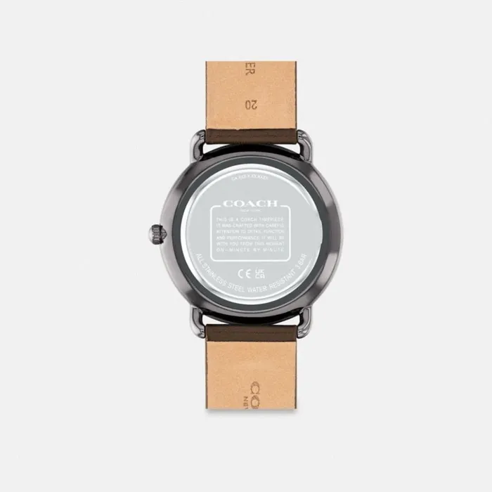 Men Elliot Watch 41 Mm Mahogany Brown Coach Watches
