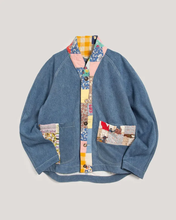 Men Erkin Jacket Indigo YMC Suiting