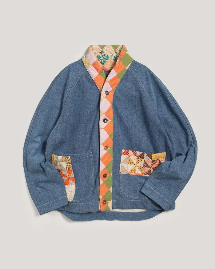 Men Erkin Jacket Indigo YMC Suiting