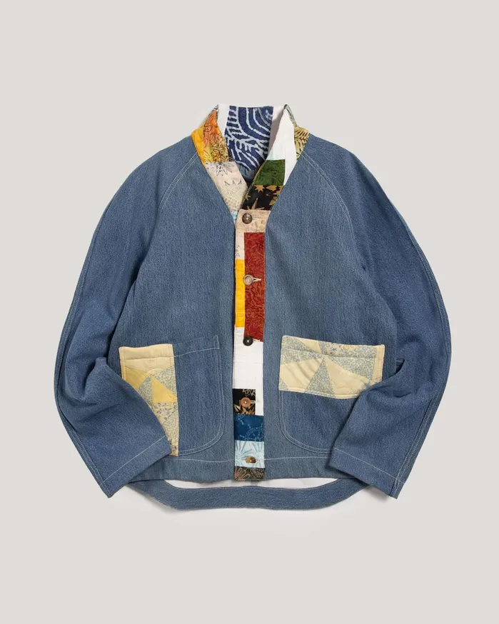 Men Erkin Jacket Indigo YMC Suiting