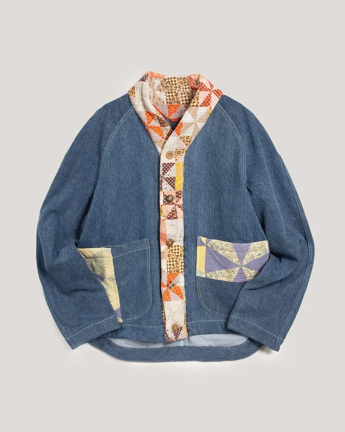 Men Erkin Jacket Indigo YMC Suiting