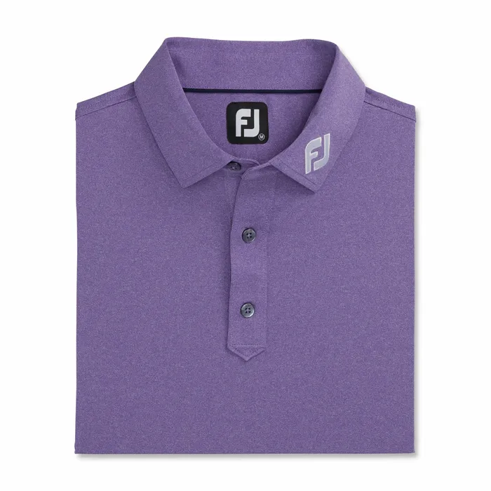 Men FootJoy Solid Lisle 8211 FJ Tour Collar Shirts