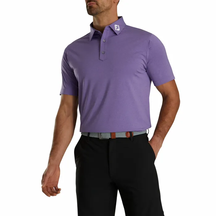 Men FootJoy Solid Lisle 8211 FJ Tour Collar Shirts