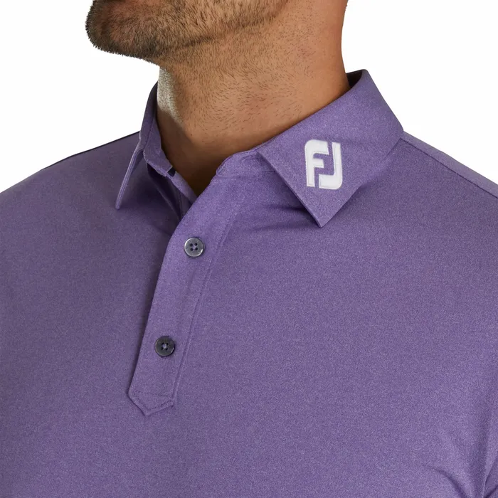 Men FootJoy Solid Lisle 8211 FJ Tour Collar Shirts