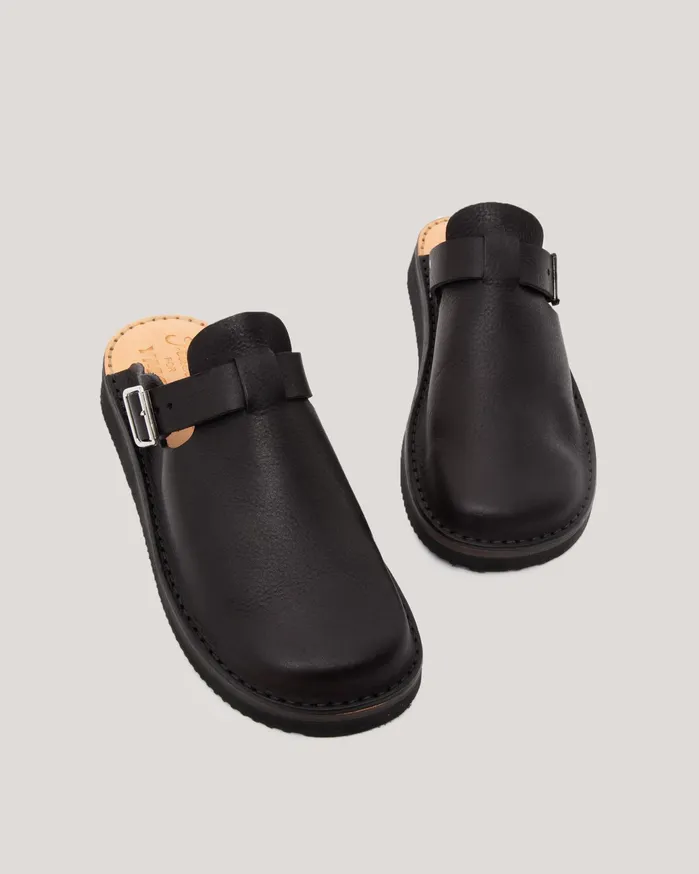 Men Fracap X YMC Men039s Sabot Mules Black YMC Shoes