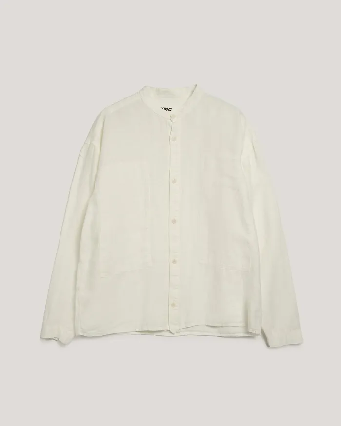 Men Hawkeye Linen Shirt White YMC Shirts