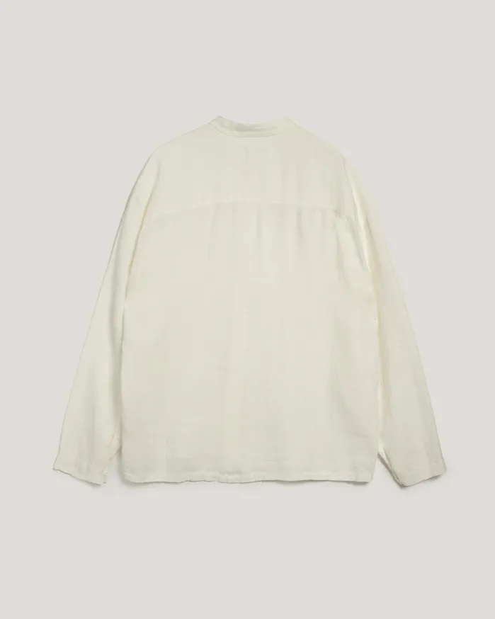 Men Hawkeye Linen Shirt White YMC Shirts