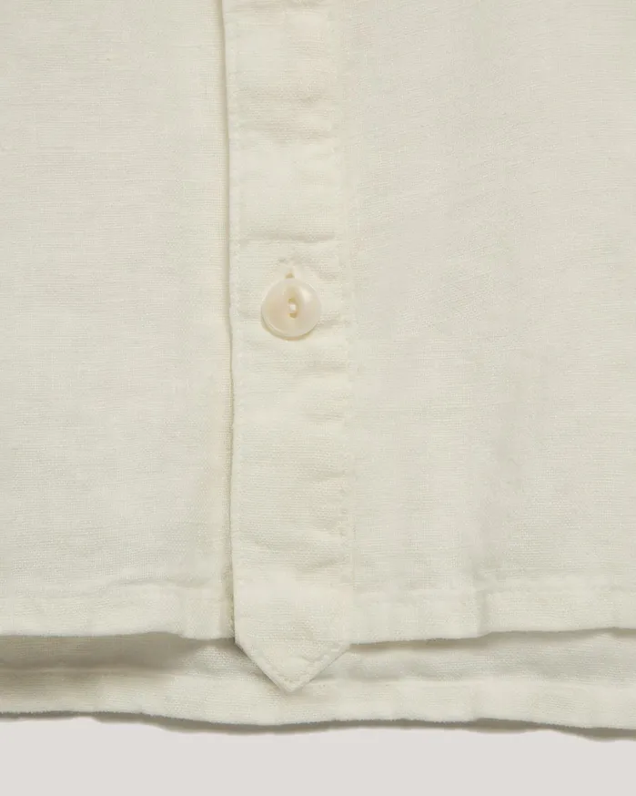 Men Hawkeye Linen Shirt White YMC Shirts