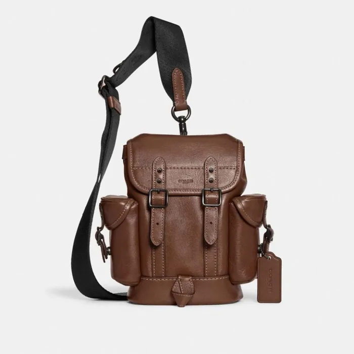 Men Hitch Backpack 13 Dark Saddle Coach Backpacks