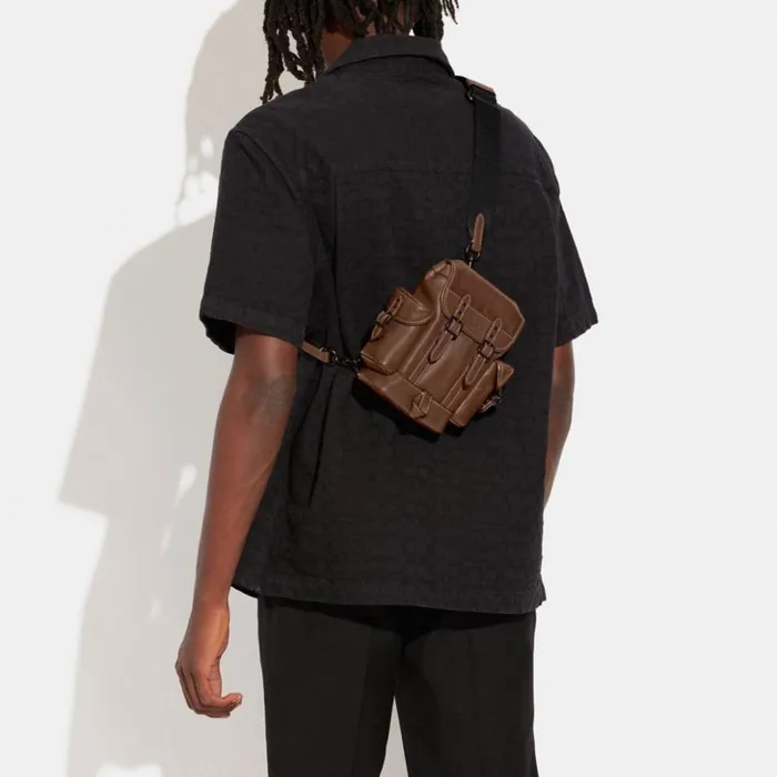 Men Hitch Backpack 13 Dark Saddle Coach Backpacks