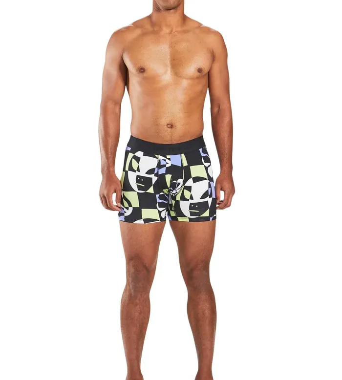 Men Hustle Boxer Briefs Black Underwear 2 Pack Pair Of Thieves Boxer Briefs