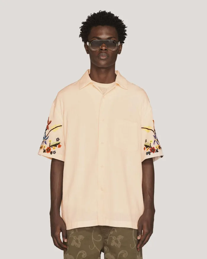 Men Idris Shirt Pink YMC Shirts
