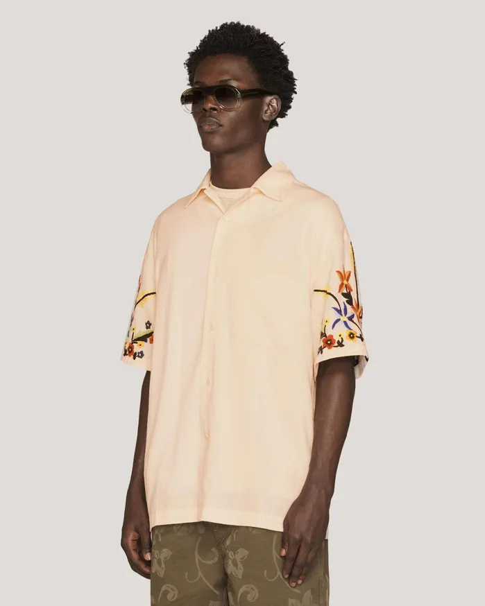 Men Idris Shirt Pink YMC Shirts