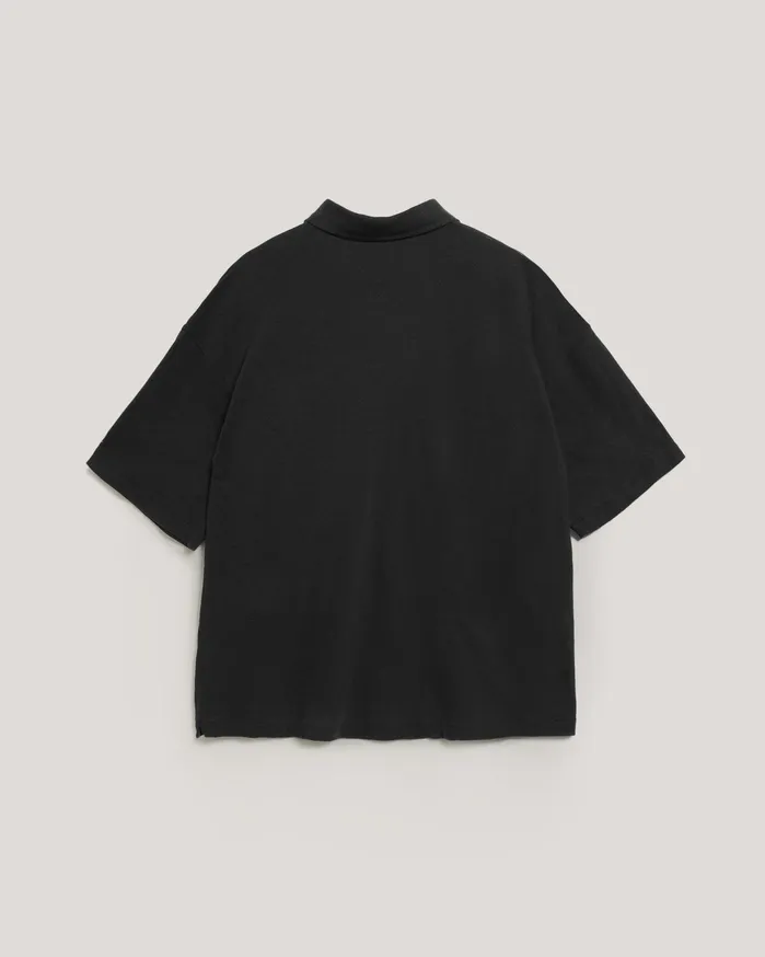 Men Ivy Polo Top Black YMC Tops and TShirts