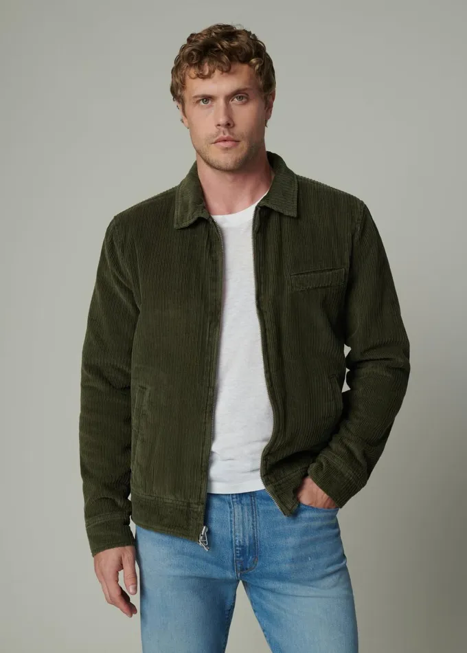 Men Jackets Outerwear Joe039s Jeans MECHANIC CORD JACKET Dark Olive
