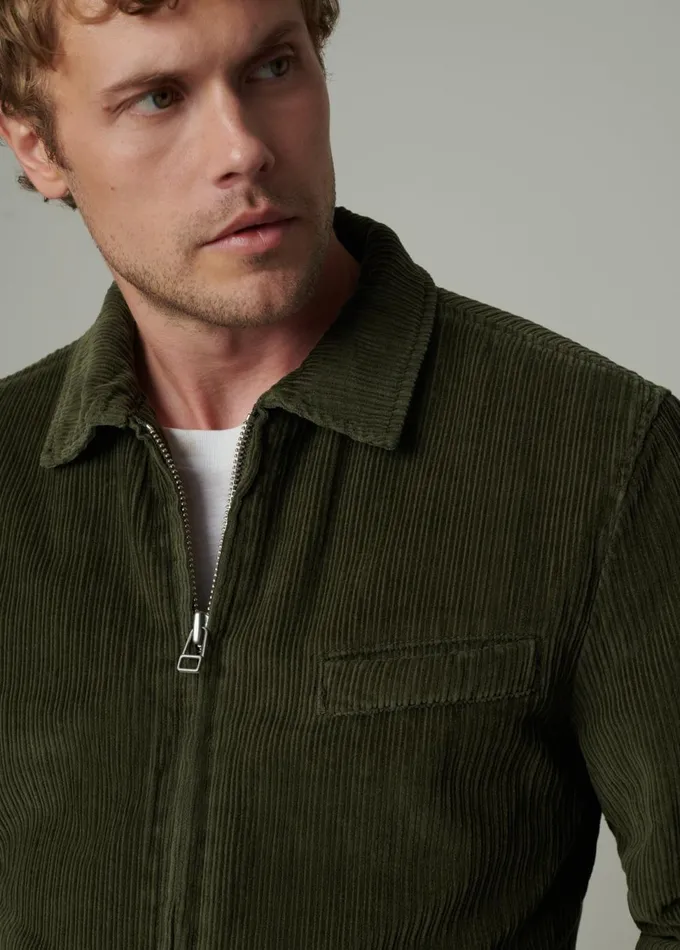Men Jackets Outerwear Joe039s Jeans MECHANIC CORD JACKET Dark Olive
