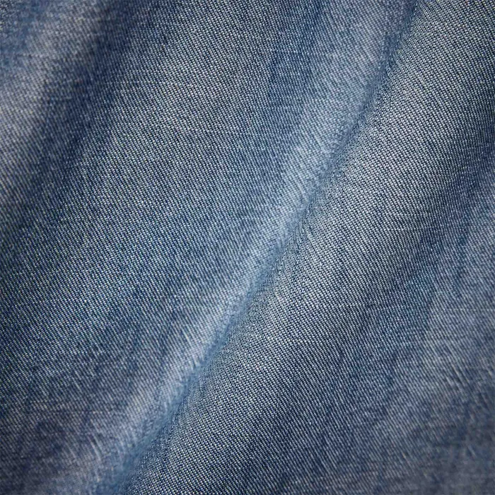 MEN James Perse SHIRTING Lightweight Denim Shirt Light Wash