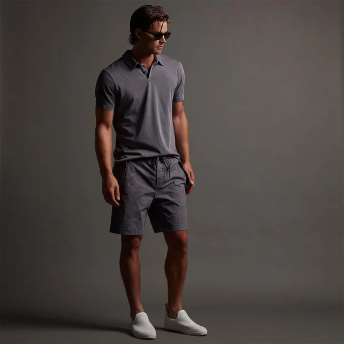 MEN James Perse SHORTS Parachute Flight Short Flannel Pigment