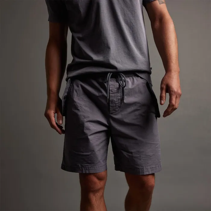 MEN James Perse SHORTS Parachute Flight Short Flannel Pigment