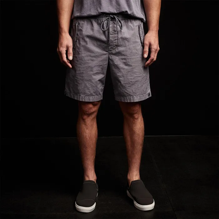 MEN James Perse SHORTS Parachute Flight Short Flannel Pigment