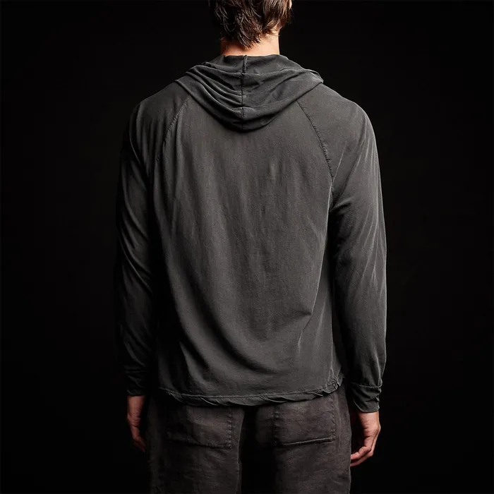 MEN James Perse SWEAT TOPSBOTTOMS High Gauge Jersey Hoodie Magma Pigment