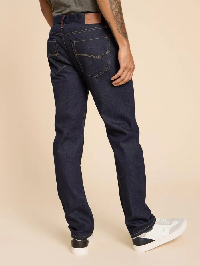 Men JEANS White Stuff Eastwood Straight Jean Dk Denim